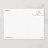 Carte postale de l'arbre de Noël de Washington, D. (Dos)