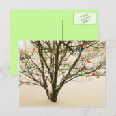 Carte postale de l'arbre de Pâques (Devant / Derrière)