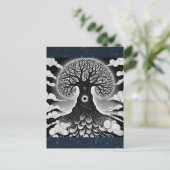 Carte postale de l'Arbre de Vie  (Debout devant)