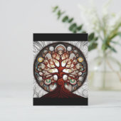 Carte postale de l'arbre de vie  (Debout devant)