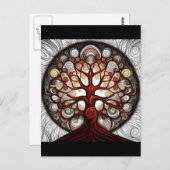 Carte postale de l'arbre de vie  (Devant / Derrière)