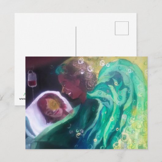 Carte postale de l'Archange Raphaël (Devant / Derrière)