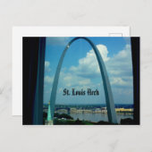 Carte postale de l'arche de St. Louis (Devant / Derrière)