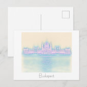 Carte postale de l'architecture du Parlement de Bu (Devant / Derrière)