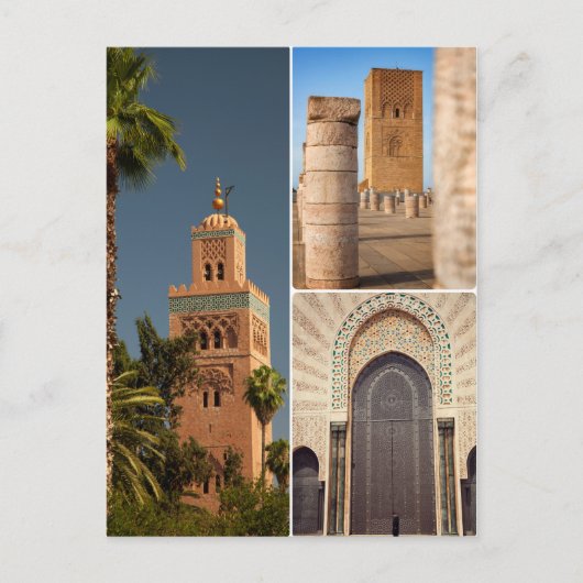 Carte postale de l'architecture marocaine de la mé (Devant)