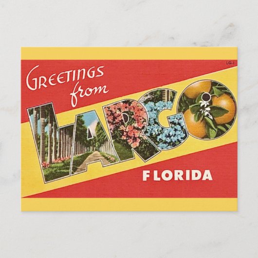 Carte postale de Largo Floride (Devant)