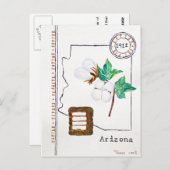 Carte postale de l'Arizona Cotton Fact 1912 (Devant / Derrière)