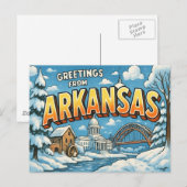 Carte postale de l'ARKANSAS (Devant / Derrière)