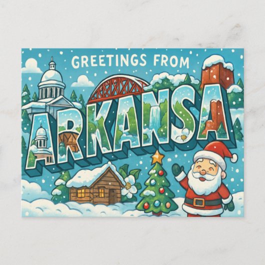 Carte postale de l'ARKANSAS (Devant)