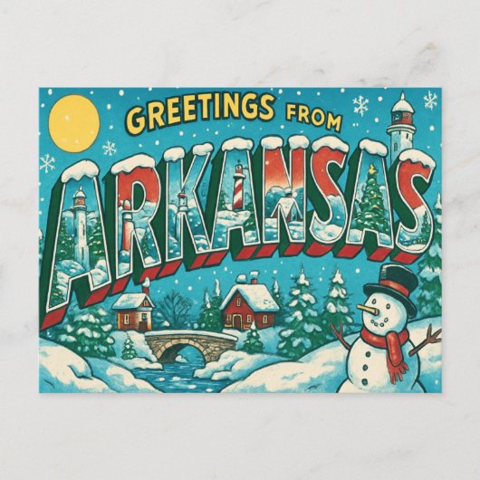Carte postale de l'ARKANSAS (Devant)
