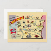 Carte postale de l'Arkansas vintage  (Devant / Derrière)