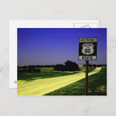 Carte postale de l'arrêt routier 66 (Devant / Derrière)