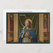 Carte postale de l'art catholique | Saint Etheldre (Devant / Derrière)