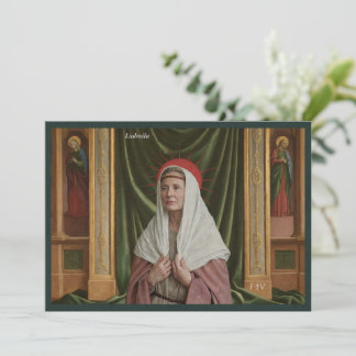 Carte postale de l'art catholique | Saint Ludmila