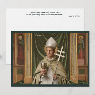 Carte postale de l'art catholique   Saint Norbert