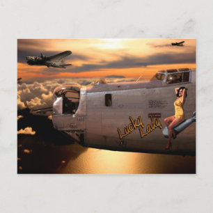 Carte postale de l'art du cône du nez de l'aéronef