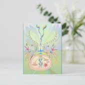 Carte postale de l'Art Naturel des Graines Pensées (Debout devant)