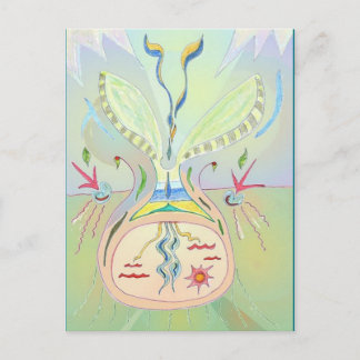 Carte postale de l'Art Naturel des Graines Pensées