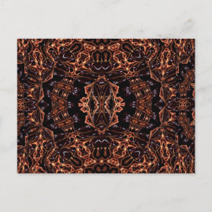 Carte postale de l'art psychédélique