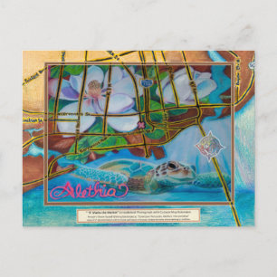 Carte postale de l'artiste Centre-ville Pensacola,