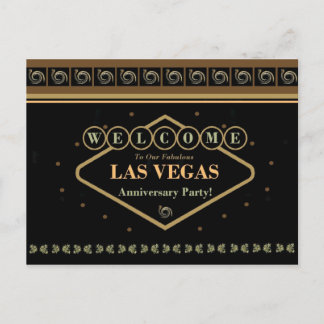 Carte postale de Las Vegas Anniversaire Party