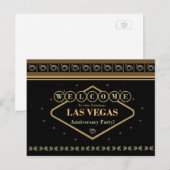 Carte postale de Las Vegas Anniversaire Party (Devant / Derrière)