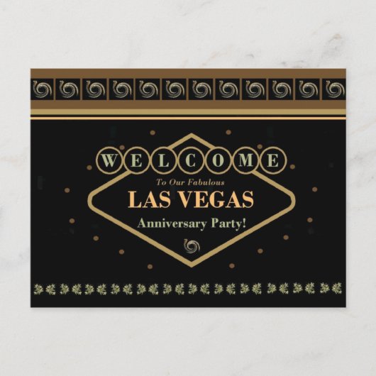 Carte postale de Las Vegas Anniversaire Party (Devant)