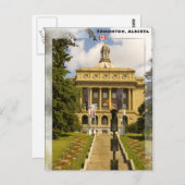 Carte postale de l'Assemblée législative d'Edmonto (Devant / Derrière)