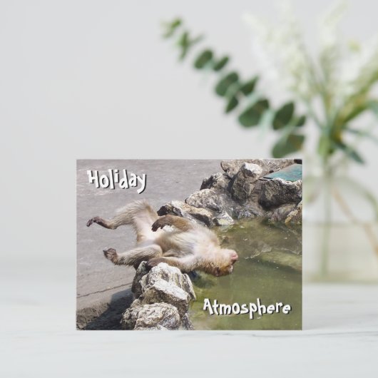 Carte postale de l'atmosphère de vacances (Debout devant)