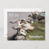 Carte postale de l'atmosphère de vacances (Devant / Derrière)