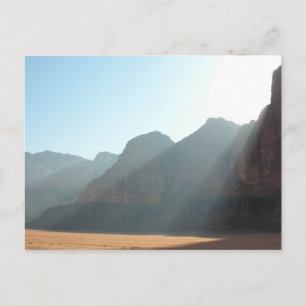 Carte postale de l'aube du désert