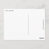 Carte postale de l'Australie centrale (Dos)