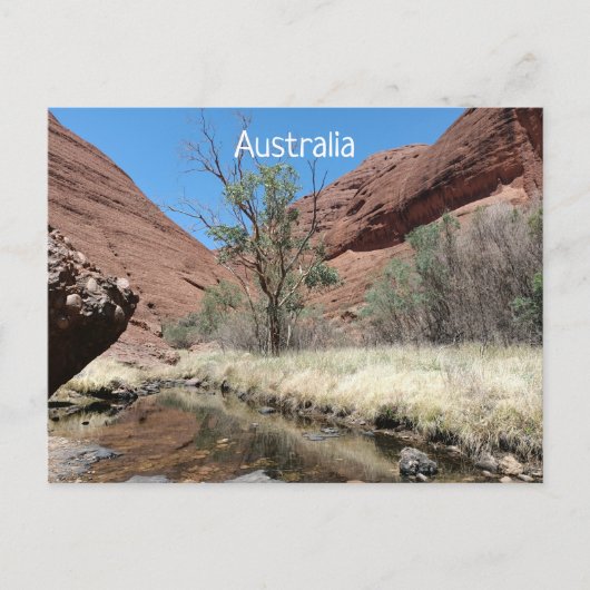 Carte postale de l'Australie centrale (Devant)