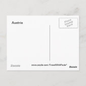 Carte postale de l'Autriche (Dos)