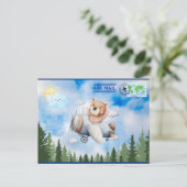 Carte postale de l'avion à vol d'ours (Debout devant)