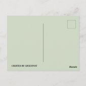 Carte postale de l'avion à vol d'ours (Dos)