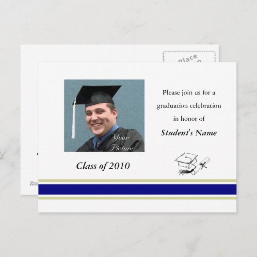 Carte postale de l'école (Devant / Derrière)