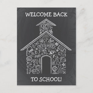 Carte postale de l'école des enseignants