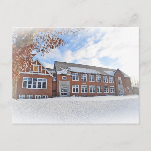 Carte postale de l'école intermédiaire de Canton (Devant)