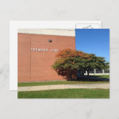 CARTE POSTALE DE L'ÉCOLE SECONDAIRE TREMPER (Devant / Derrière)