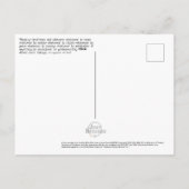 Carte postale de l'Ecriture de Philippiens 4:6 (Dos)