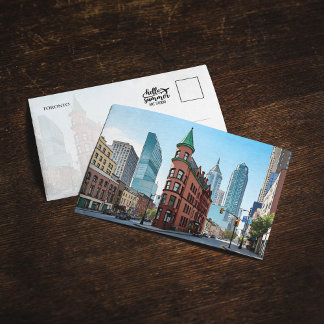 Carte postale de l'édifice Gooderham du Canada Tor
