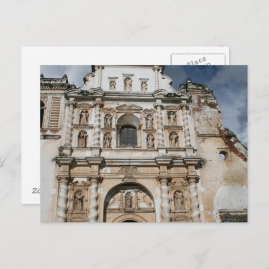 Carte postale de l'église (Devant / Derrière)