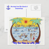 Carte postale de l'église de Snipentologie (Devant / Derrière)