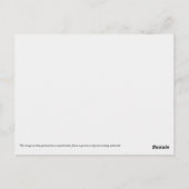 Carte postale de l'église Germantown Philadelphie (Dos)