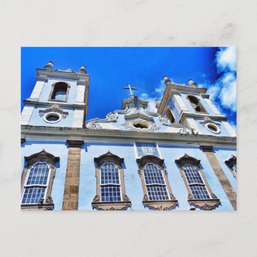 Carte postale de l'église Pelorinho (Devant)