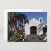 Carte postale de l'église petite vue de Tenerife (Devant / Derrière)