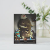 Carte postale de légume de canapé (Debout devant)