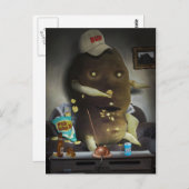 Carte postale de légume de canapé (Devant / Derrière)