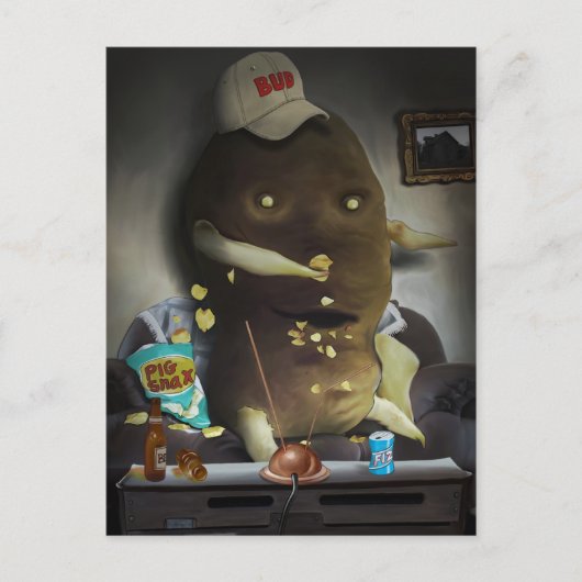 Carte postale de légume de canapé (Devant)